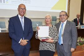 Reconocimiento a personal jubilado. Celebración del 50 Aniversario de la Facultad de Medicina de la Universidad de Málaga. Facultad de Medicina. Octubre de 2022