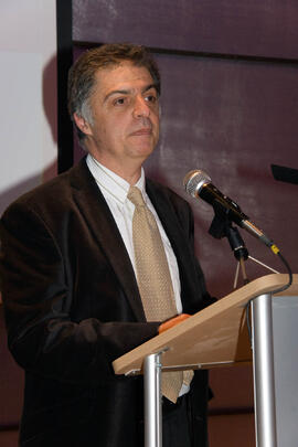 Cena de gala con motivo al homenaje para los jubilados y personal que cumple 25 años de servicio en la Universidad de Málaga. Hotel Barceló. Febrero de 2009