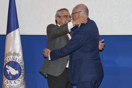 Toma de posesión de Miguel Ángel Barbancho Fernández como profesor titular del Área de Fisiología de la Universidad de Málaga. Toma de posesión de nuevos catedráticos y profesores titulares de la Universidad de Málaga. Paraninfo. Noviembre de 2023