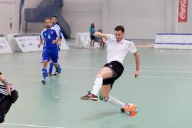 Partido Eslovaquia contra Alemania. 14º Campeonato del Mundo Universitario de Fútbol Sala 2014 (FUTSAL). Antequera. Julio de 2014