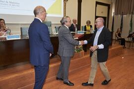 Reconocimiento a personal jubilado. Celebración del 50 Aniversario de la Facultad de Medicina de la Universidad de Málaga. Facultad de Medicina. Octubre de 2022