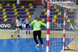 Partido Universidad de Colonia - Universidad de Valencia. Categoría femenina. Campeonato Europeo Universitario de Balonmano. Antequera. Julio de 2017