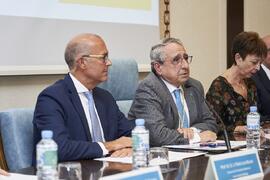 Intervención de José Ángel Narváez. Celebración del 50 Aniversario de la Facultad de Medicina de la Universidad de Málaga. Facultad de Medicina. Octubre de 2022