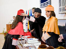 Investidura de nuevos doctores por la Universidad de Málaga 2010. Paraninfo. Enero de 2010