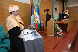 Investidura como Doctor "Honoris Causa" de Manuel Molina Lozano por la Facultad de Turismo de la Universidad de Málaga. Rectorado. Abril 2016