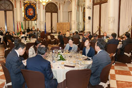 Cena de inauguración de la X Tribuna España - Corea. Ayuntamiento de Málaga. Octubre de 2015