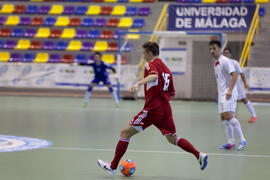 Partido Irán contra Bielorrusia. 14º Campeonato del Mundo Universitario de Fútbol Sala 2014 (FUTSAL). Antequera. Julio de 2014