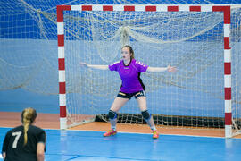 Partido Universidad de Constanta - Universidad de Oslo. Categoría femenina. Campeonato Europeo Universitario de Balonmano. Antequera. Julio de 2017