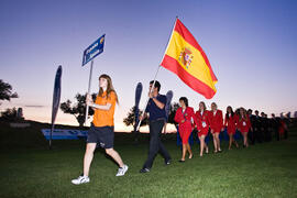 Equipo de España. Inauguración del Campeonato Mundial Universitario de Golf. Antequera Golf. Junio de 2010