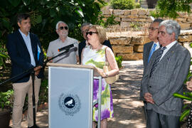 Inauguración de la glorieta Botánicos de la UMA. Jardín Botánico de la Universidad de Málaga. Junio de 2018