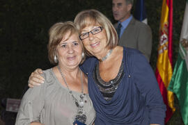 Cena de gala con motivo al homenaje para los jubilados y personal que cumple 25 años de servicio en la Universidad de Málaga. Jardín Botánico. Junio de 2010