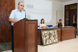 Intervención de Salvador Peláez. Graduación de los alumnos del CIE de la Universidad de Málaga. Centro Internacional de Español. Septiembre de 2014
