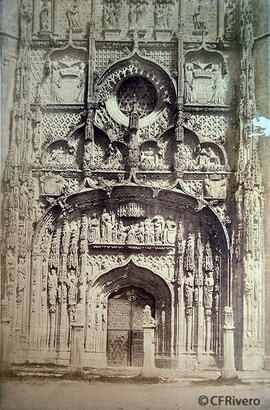 Valladolid, Iglesia de San Pablo, portada. Charles Clifford