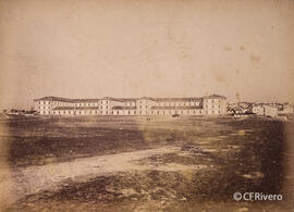 La Coruña, Cuartel de Alfonso XII, hoy “de Atocha”, panorama de todo el edificio. Valentín Medía.