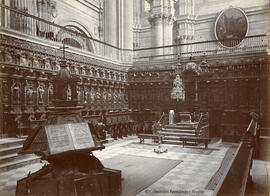 Málaga, Catedral, sillería del coro y facistol. Autor desconocido.