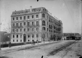 Palacio de la Tinta. Hacia 1910. Edificio de oficinas de la Compañía de los Ferrocarriles Andaluces. Málaga, España. 01