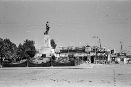 Monumento al Comandante Benítez. Plaza de la Marina. Málaga. España.