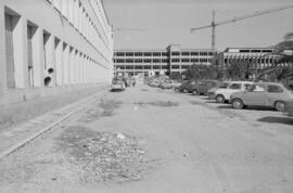 Obras en El Ejido. Noviembre de 1971. Málaga (España)