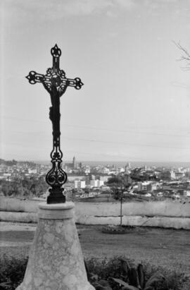 La ciudad desde el Asilo de Los Ángeles. Diciembre de 1963. Málaga, España.