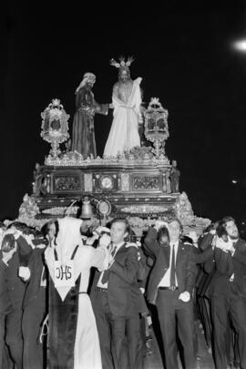Semana Santa de Málaga. Nuestro Padre Jesús de la Humillación y Perdón. Martes Santo. Marzo de 1972. España.