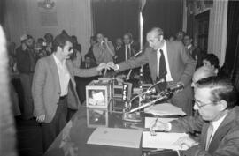 Ayuntamiento de Málaga. Constitución primera corporación municipal democrática. 19 de abril de 1979. España. 12