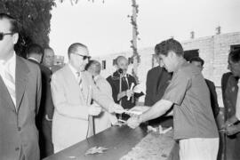 Inauguración Barriada 4 de diciembre. Agosto de 1959. Málaga, España.