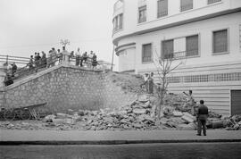 Tribuna de los Pobres. 1960, agosto. En obras. Málaga, España.