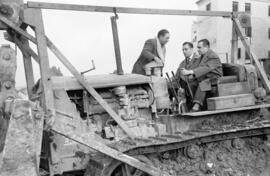 Derribo viviendas del Arroyo del Cuarto. 1958-12. Inundaciones de 4 de diciembre de 1958. Málaga, España.
