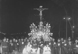 Semana Santa. Alameda Principal. Trono del Santísimo Cristo del Amor. Málaga (España)