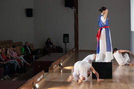 Representación de la obra "La Gaviota" de la compañía Mu Teatro. Paraninfo. Octubre de 2015