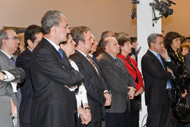 Toma de posesión de Adelaida de la Calle Martín como Rectora de la Universidad de Málaga. Rectorado. Febrero de 2008