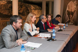 Intervención de José Ángel Narváez. Presentación de la XXV edición del Fancine. Edificio del Rectorado. Octubre de 2015