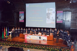 Acto de Clausura del 3º Congreso Internacional de Actividad Físico-Deportiva para Mayores de la Universidad de Málaga. Palacio de Ferias y Congresos de Málaga. Marzo de 2009