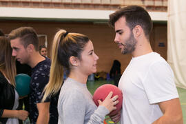 Taller de actividades recreativas y cooperación. 7º Congreso Internacional de Actividad Física Deportiva para Mayores. Escuela Técnica Superior de Ingeniería de Telecomunicaciones y de Informática. Noviembre de 2017