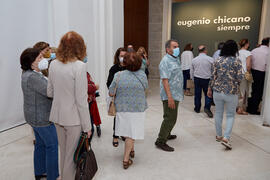 Visita a la exposición "Eugenio Chicano Siempre". Museo de Málaga. Junio de 2021