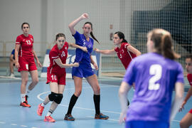 Partido Universidad de Akdeniz - Universidad  de Aveiro. Categoría femenina. Campeonato Europeo Universitario de Balonmano. Antequera. Julio de 2017