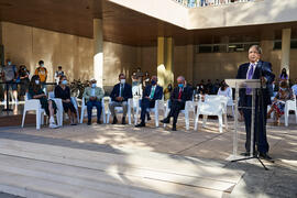 Discurso de José Ángel Narváez. Homenaje a los sanitarios en la Facultad de Medicina de la Universidad de Málaga. Campus de Teatinos. Octubre de 2021