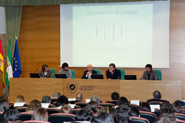 "Jornadas de columnismo de opinión. Encuentros en Málaga". Edificio del Rectorado. Enero de 2014