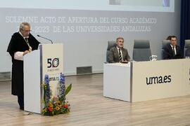 Discurso de José Ángel Narváez. Solemne Acto de Apertura del Curso Académico 2022/2023 de las Universidades Andaluzas. Escuela Técnica Superior de Ingeniería Informática y Telecomunicaciones. Septiembre de 2022