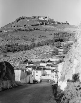 Málaga. Vistas de Archidona y su ermita. Enero de 1963