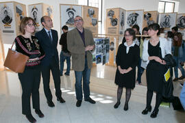 Inauguración de la exposición “arcVision Prize-Mujeres y Arquitectura” en la Escuela Técnica Superior de Arquitectura de la Universidad de Málaga. Campus de El Elijo. Marzo de 2017.