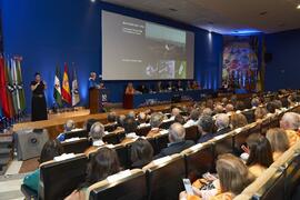 Lección inaugural a cargo de Javier Laserna. Apertura del Curso Académico 2023/2024 de la Universidad de Málaga. Paraninfo. Septiembre de 2023