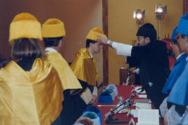 Apertura del Curso Académico 1994/1995 de la Universidad de Málaga. Paraninfo. Octubre de 1994