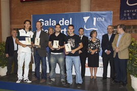 Gala del deporte de la Universidad de Málaga. Complejo Polideportivo Universitario. Mayo de 2010