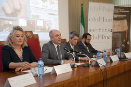 Entrega de premios de la V Olimpiada Financiera. Facultad de Ciencias Económicas y Empresariales. Junio de 2015