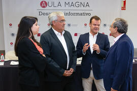 Desayuno Informativo de Aula Magna con motivo de su XX Aniversario. Consejo de Estudios Sociales y Comercio de la Universidad de Málaga. Mayo de 2018