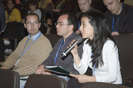 Asistentes al Panel de Expertos. 2º Congreso Internacional de Actividad Físico-Deportiva para Mayores de la Universidad de Málaga. Palacio de Ferias y Congresos de Málaga. Marzo de 2007