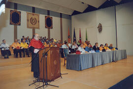 Apertura del Curso Académico 1995/1996 de la Universidad de Málaga. Teatro Cervantes. Octubre de 1995