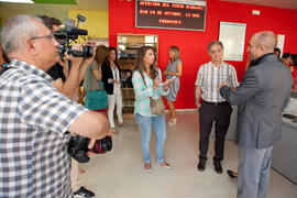 Inauguración de la exposición "Tecnologías Efímeras". Facultad de Ciencias Económicas y Empresariales. Octubre de 2014