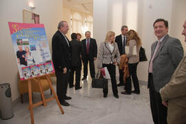 Inauguración del 3º Congreso de Actividad Físico Deportiva para Mayores de la Universidad de Málaga. Rectorado. Febrero de 2009